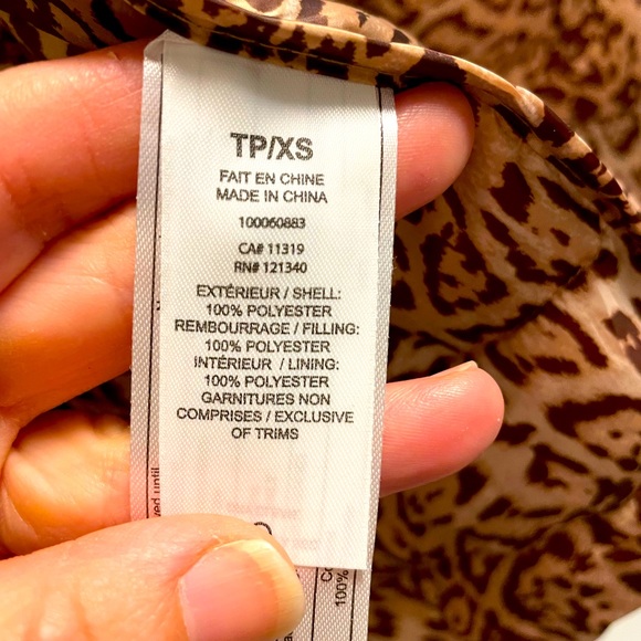 2/$30 💥 Dynamite leopard print jacket size XS - Picture 13 of 14